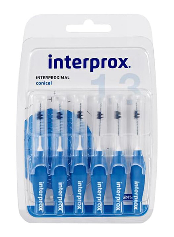

Interprox 4G Interdental Conical Brush, Blue, 6 Piece