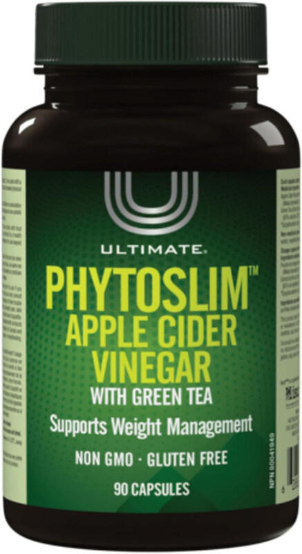 

Ultimate Phytoslim Apple Cider Vinegar with Green Tea, 90 Capsules