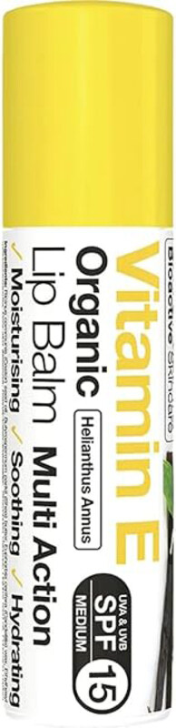

Dr. Organic Vitamin E Lip Balm, 5.7ml