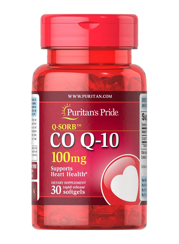 

Puritan's Pride Q-SORB Co Q-10, 100mg, 30 Softgels