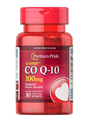 Puritan's Pride Q-SORB Co Q-10, 100mg, 30 Softgels