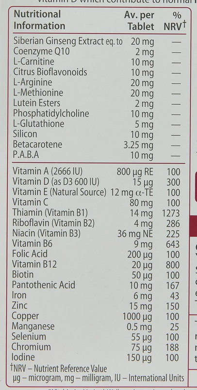 Vitabiotics Wellman 50+, 30 Tablets