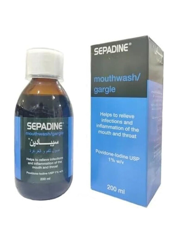 

Sepadine Gargle Mouthwash, 200ml