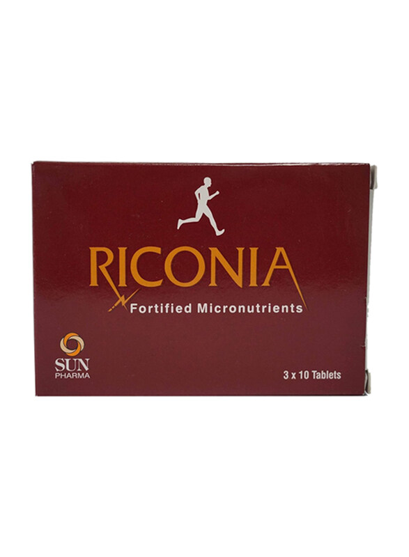 

Riconia Fortified Micronutrients Nutritional Supplement, 30 Tablets