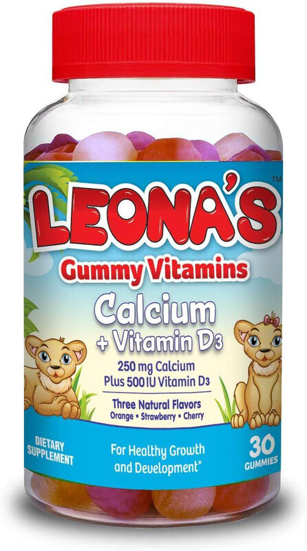 

Leona's Kids Calcium & Vitamin D Gummies, 30 Gummies