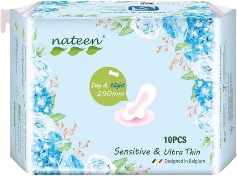 

Nateen Sanitary Napkins, 3 x 10 Pads