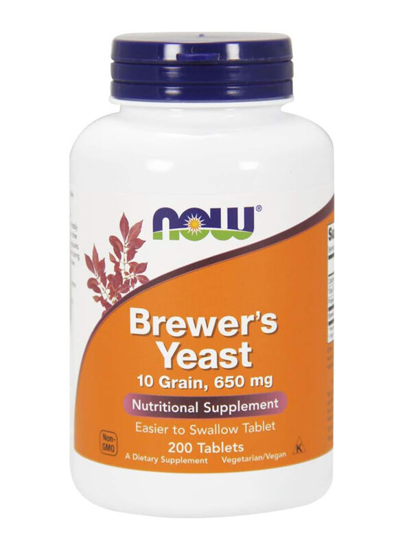 

Now Brewer'S Yeast Nutritional Foods Dietary Supplement, 650mg, 200 Tablets