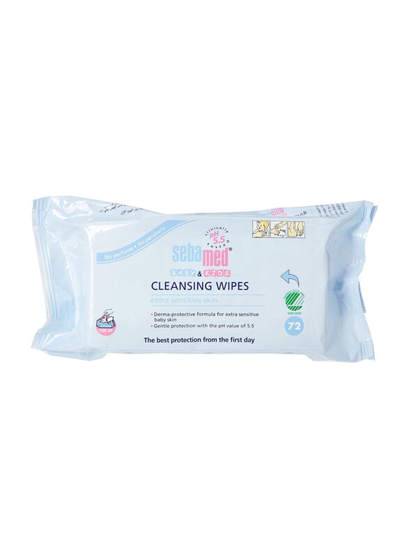 

Sebamed 72 Pieces Perfumed Baby Wet Wipes, White