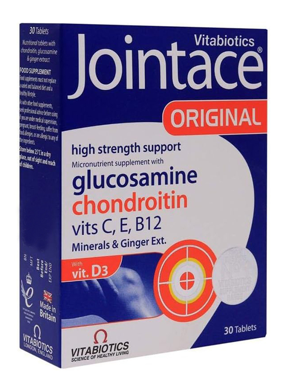 Vitabiotics Jointace with Glucosamine & Chondritn, 30 Tablets