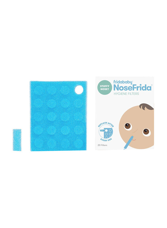 

Fridababy 20-Pieces Nosefrida Filter for Babies, Blue