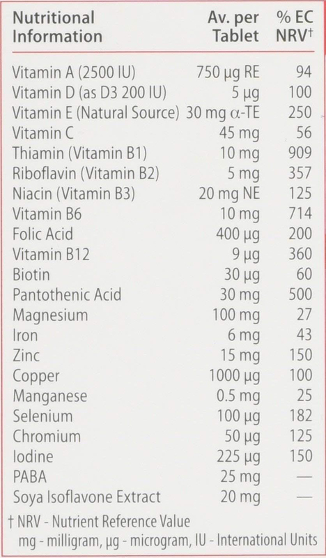 Vitabiotics Menopace with Soy Isoflavones, 30 Tablets