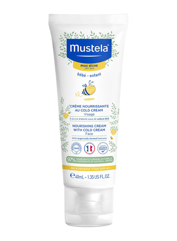 

Mustela 40ml Baby Nourishing Face Cream, White