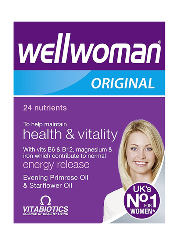 Vitabiotics Wellwoman Original Dietary Supplement, 30 Capsules