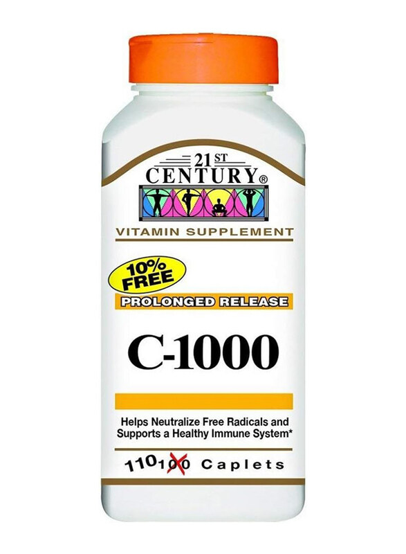 

21St Century Vit C Tablets, 1000mg, 3 x 110 Tablets