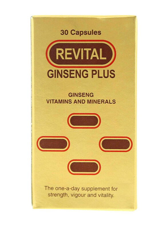 

Revital Ginseng Plus Capsules, 30 Capsules