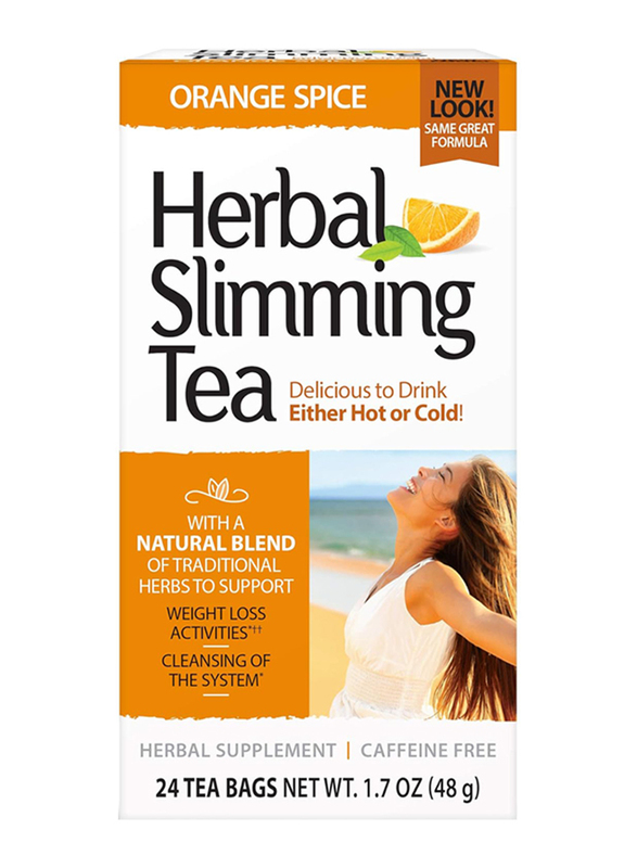 21St Century Herbal Slimming Orange Spice Tea, 24 Tea Bags