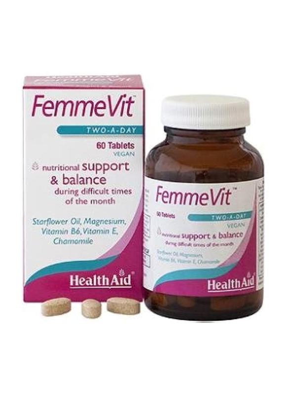 Health Aid Femmevit, 60 Tablets