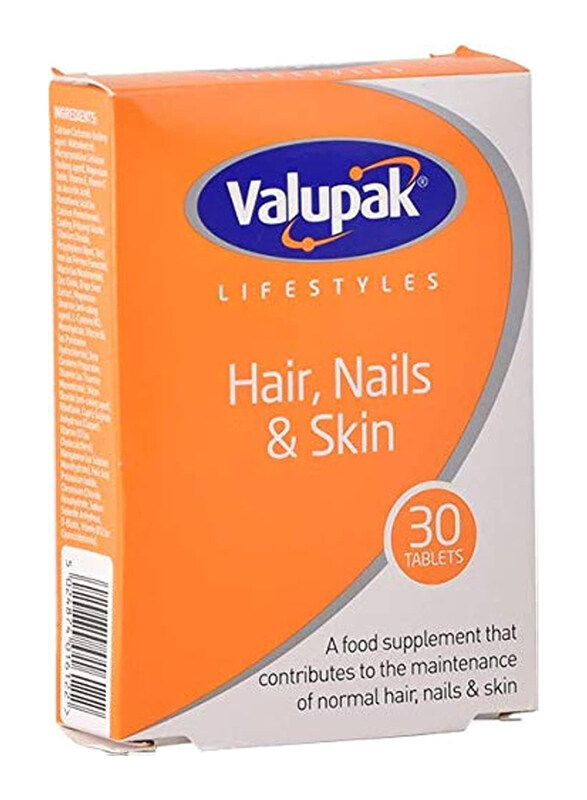 

Valupak Hair, Nails & Skin Supplement, 30 Tablets