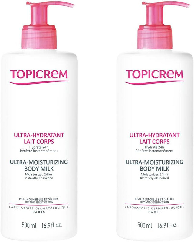 

Topicrem Ultra-hydrating Body Milk, 500ml, 2 Piece