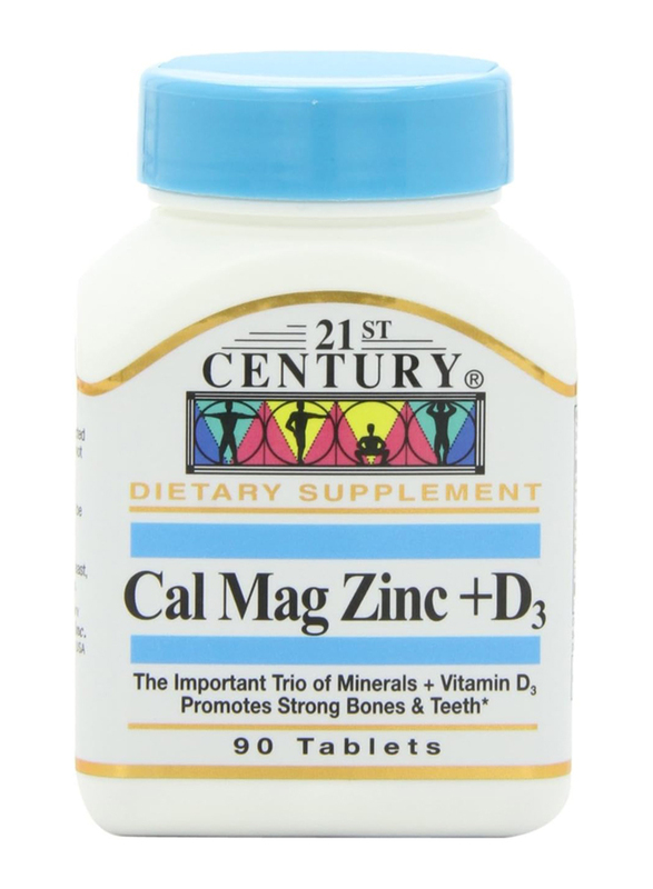 21St Century Cal Mag Zinc +D Tablets, 90 Tablets