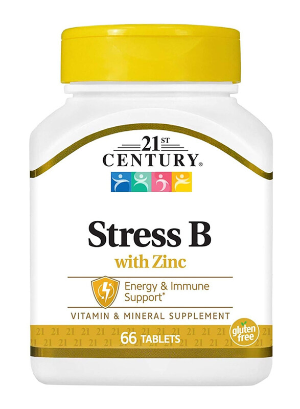 

21St Century Stress B With Zinc, 66 Tablets