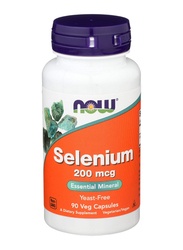 Now Foods Selenium Dietary Supplement, 200mcg, 90 Veg Capsules