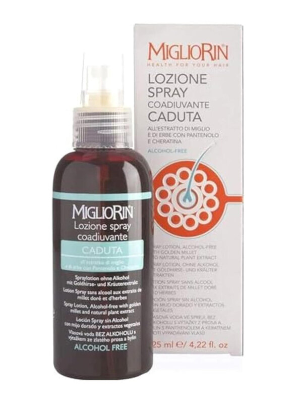 

Migliorin Anti Hair Loss Spray Alcohol Free, 125ml