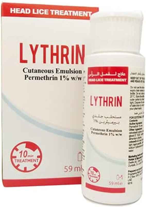 

Lythrin Head Lice Treatment Cutaneous Emulsion, 59ml