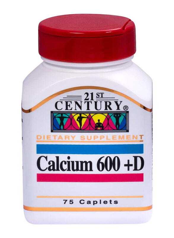 

21St Century Calcium 600 + D Tablets, 75 Tablets