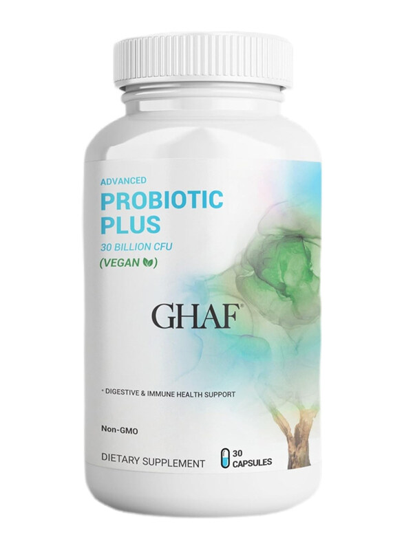 

Ghaf Advanced Probiotics Plus 30 Billion CFU Digestive Health, 30 Capsules