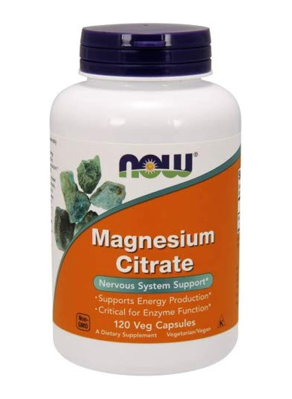 

Now Foods Magnesium Citrate Dietary Supplement, 120 Veg Capsules