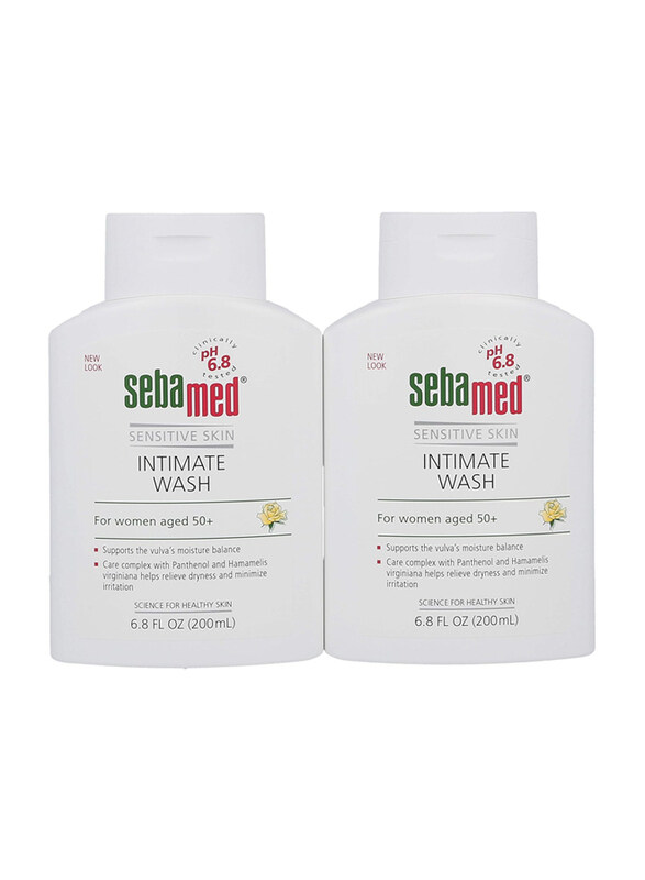 

Sebamed pH 6.8 Menopause Feminine Intimate Wash, 2 Pieces