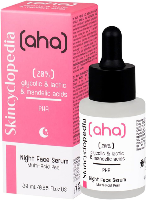 

Skincyclopedia 20% Glycolic Lactic Mandelic Acid and PHA Serum, 30ml