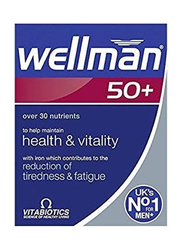 Vitabiotics Wellman 50+ Tablets, 2 x 30 Tablets