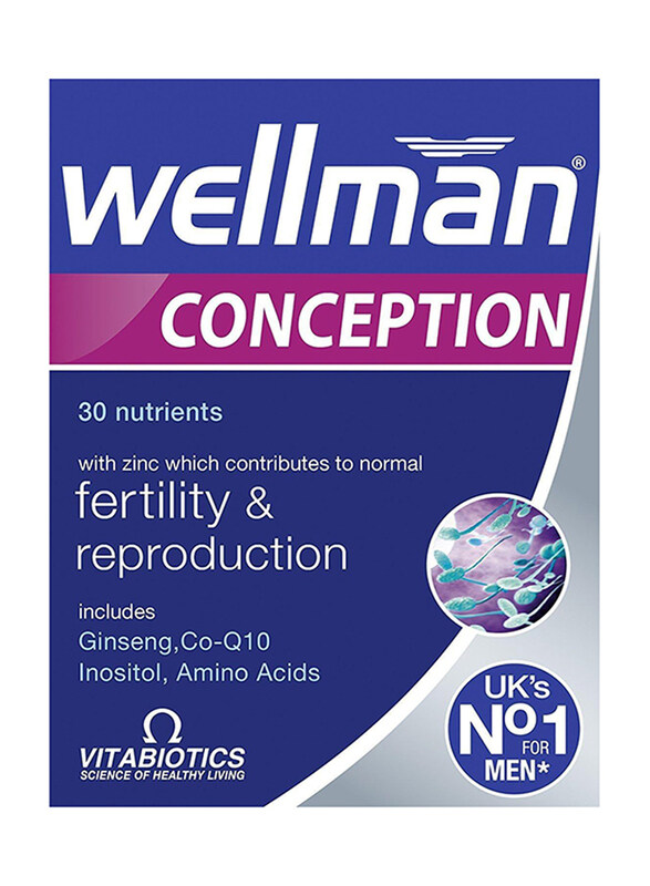 

Vitabiotics Wellman Conception, 30 Capsules