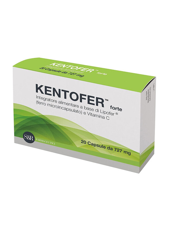 

S&R Farmaceutici Kentofer Forte Supplement, 727mg, 20 Capsules