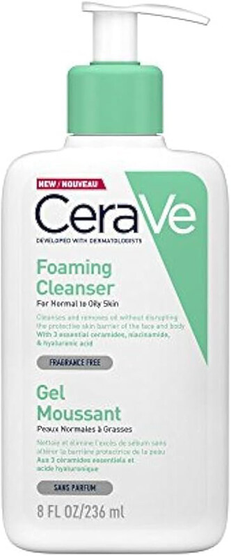 

Cerave Foaming Cleanser Normal to Oily Skin, 236ml
