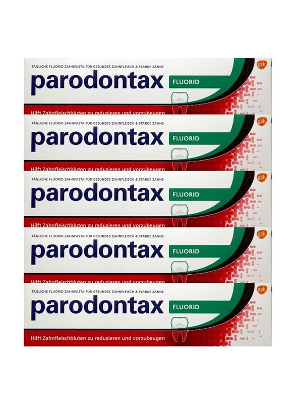 

Parodontax Fluoride Toothpaste, 5 Pieces x 75ml