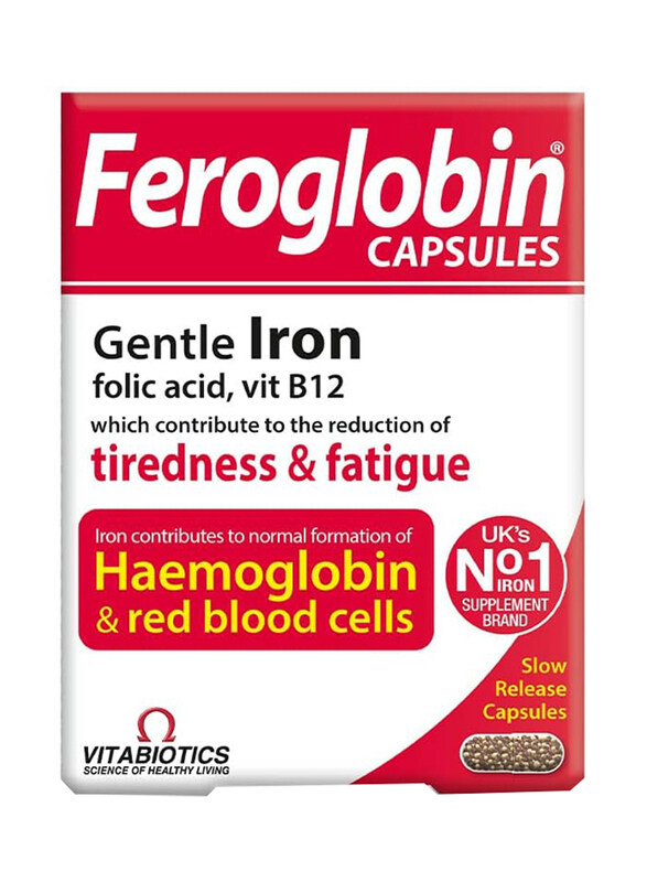 

Vitabiotics Feroglobin Original, 30 Capsules