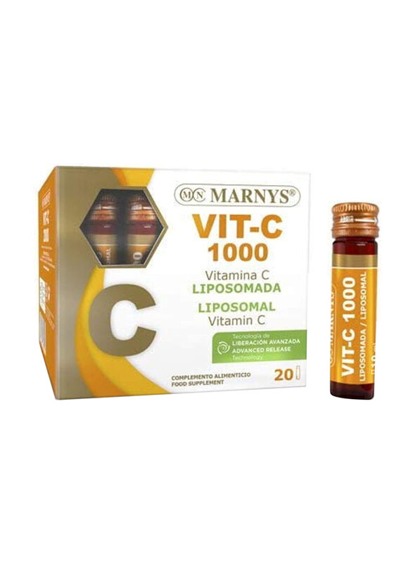 

Marnys Vit-C 1000 Liposomal Vitamin C Food Supplement, 20 Pieces