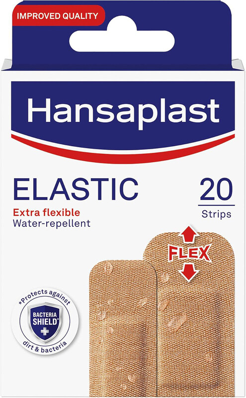 

Hansaplast Extra Flexible & Breathable Elastic Plasters, 20 Pieces