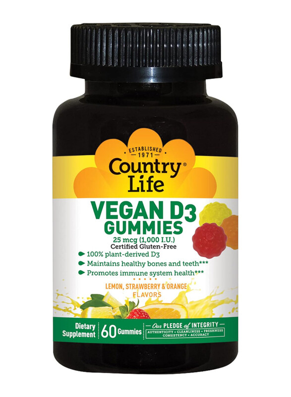 

Country Life Vegan D3 1000Iu Gummies, 60 Gummies
