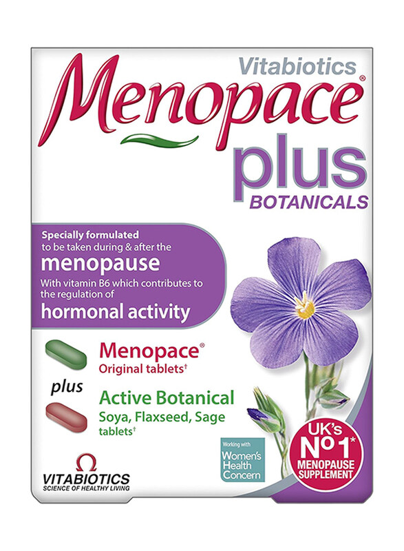 

Vitabiotics Menopace Plus Botanical, 56 Tablets