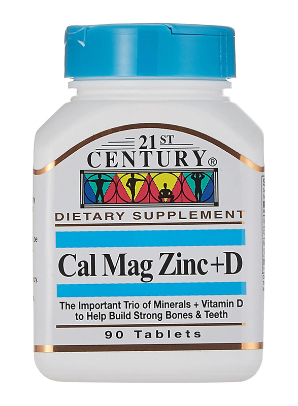 21St Century Cal Mag Zinc + D Tablets, 90 Tablets