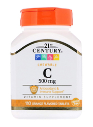 21St Century Chewable C 500 Mg Orange Flavored, 110 Tablets