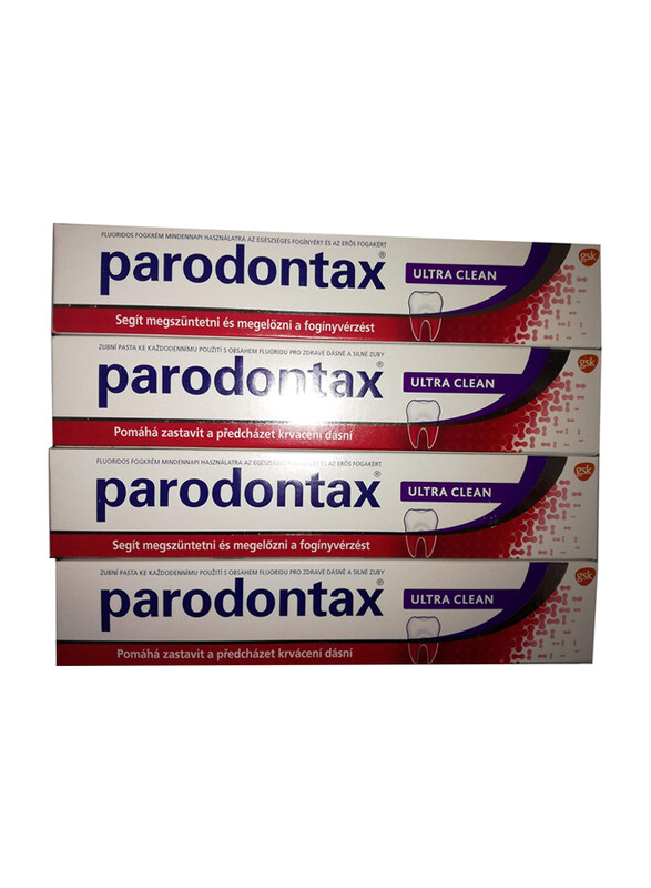 

Parodontax Ultra Clean Toothpaste, 4 Pieces x 75ml