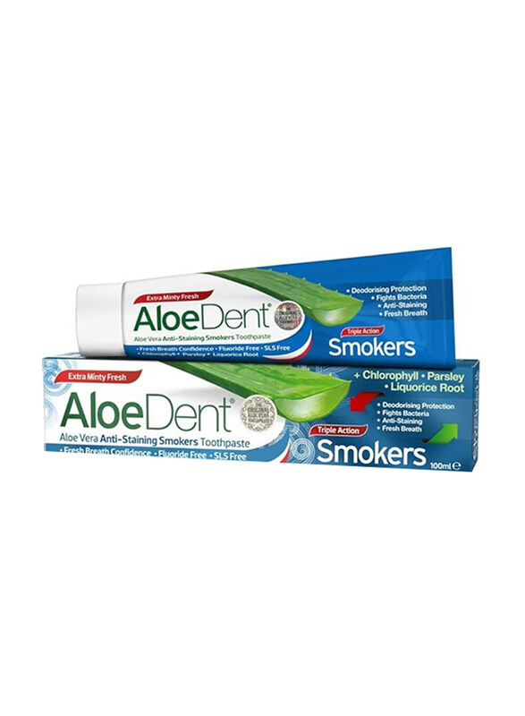 

Aloe Dent Anti-Staining Smokers Toothpaste, 100ml