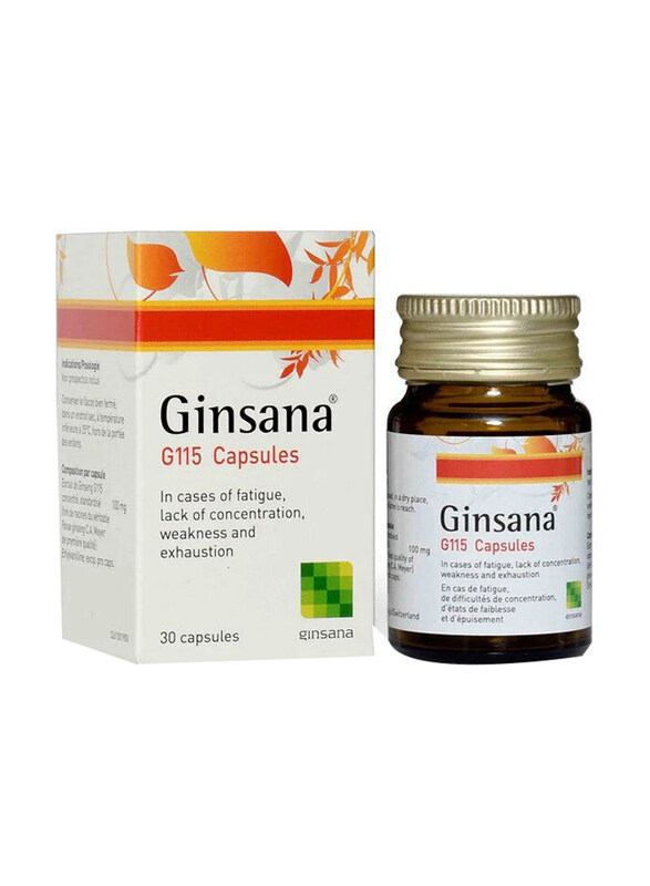 

Ginsana G115 Capsules, 30 Capsules