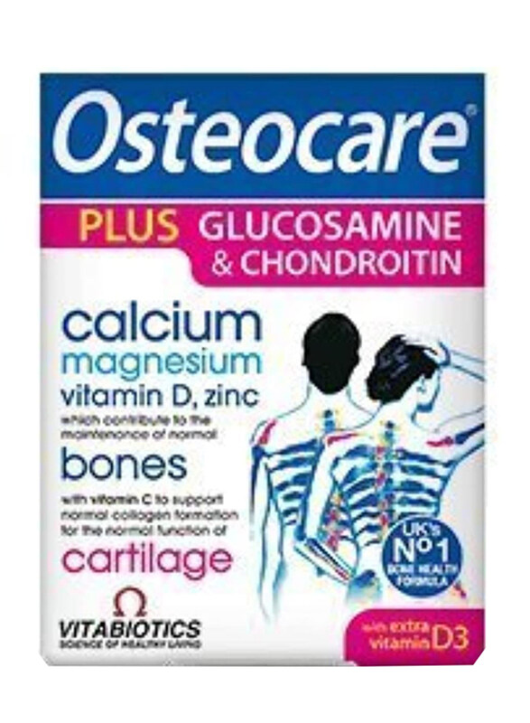 

Vitabiotics Osteocare Plus Glucosamine & Chondroitin, 60 Tablets