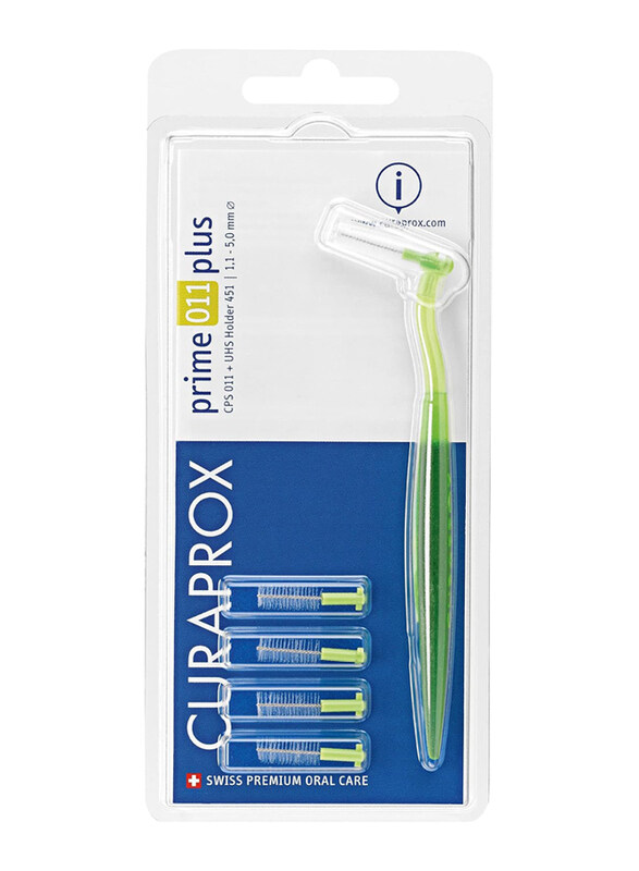

Curaprox Prime Plus Interdental Brushes CPS 11 Holder with 5 Brushes, Set